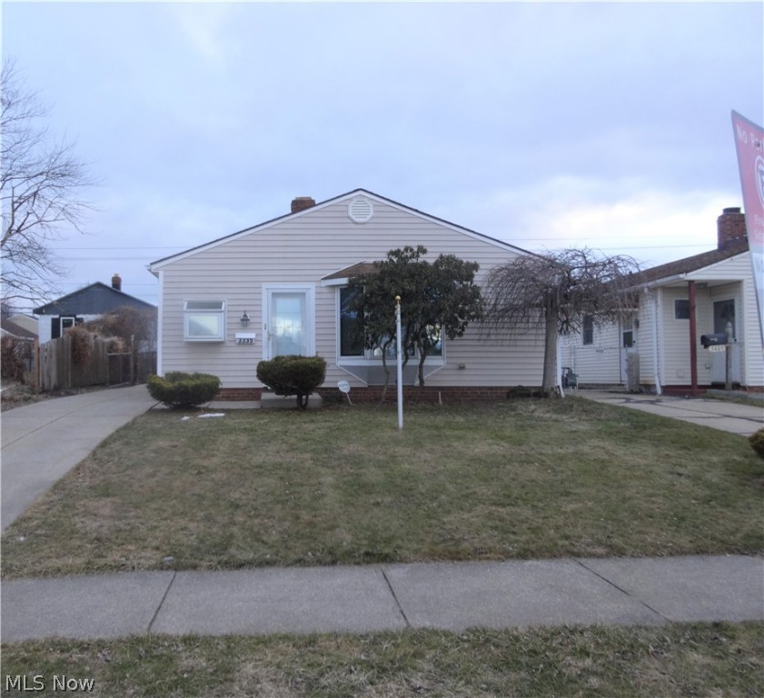 Welcome Home! Move right in to this well-maintained ranch.  Features include fresh paint and new carpet,  newer windows and doors. The kitchen has a garden box window and a bay window in the living room.  A sliding glass patio door leads back yard with cement pad and in ground natural gas grill. Fenced in yard, 2 car garage with 220 line, newer overhead garage door and has side entrance door. Home has good amount of closets and an attic for storage.   Conveniently located near I-77, I-480, Center Park and the Metroparks West Creek Reservation, shopping, restaurants, public transportation and many other local attractions.