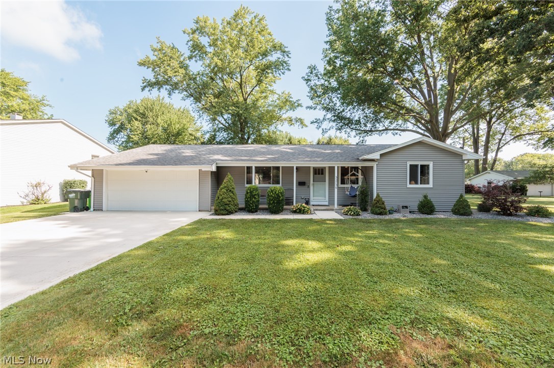 Fall in love with this beautifully updated 3-bedroom ranch, offering the perfect blend of modern comfort and effortless, one-level living. Tucked away on a peaceful, low-traffic street, this turnkey home welcomes you with fresh, neutral paint and gorgeous flooring that flows seamlessly throughout. The bright and airy living area opens beautifully to an updated kitchen, complete with contemporary finishes and ample prep space. All three bedrooms are generously sized with great natural light and closet space! Step outside to your spacious backyard oasis—perfect for weekend BBQs, gardening, or simple relaxation. With extensive recent updates inside and out, including modern fixtures and newer mechanicals, there is nothing left to do but move right in. Updates include roof, A/C, basement waterproof 2015, new Driveway, landscaping, upgraded electrical service 2023, all new doors, trim and closet doors,bathrooms remodeled, new flooring and hardwood floors refinished and much more!! Enjoy the serene neighborhood atmosphere while staying just minutes from local parks, shopping, dining, and easy commuter access. Schedule your private showing today before this move-in-ready gem is gone!