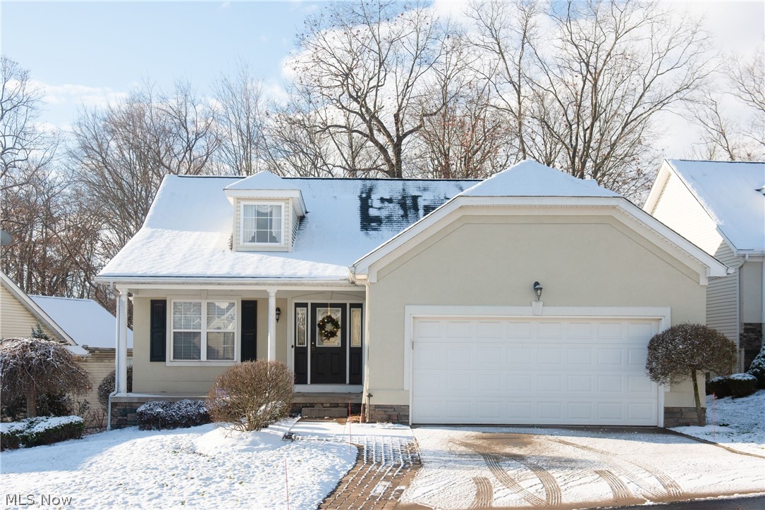 Move right into this 3 bedroom 4 bath villa located in one of Canfield's most prestigious, gated communities. This free standing Villa has over 2000 sq ft  & so much to offer already along with additional opportunity for it's next lucky owner.When first entering home the Great room welcomes you with a beautiful gas fireplace & incredible vaulted ceilings.The open floor plan is perfect to soak in all the natural light from the many windows & french doors that lead to your deck. Kitchen provides tons of counter space & storage along with flow right into dining area. Master bedroom on first floor has vaulted ceiling with attached master bath complete with walk in closet, jetted tub, tiled shower & double sinks. Second bedroom is also on main floor along with a 1/2 bath and FIRST floor laundry. The 2nd floor has loft area along with a 3rd bedroom perfect for guests & a 2nd full bath. Huge finished basement has endless possibilities from a family/rec room to your own private gym. Basement w