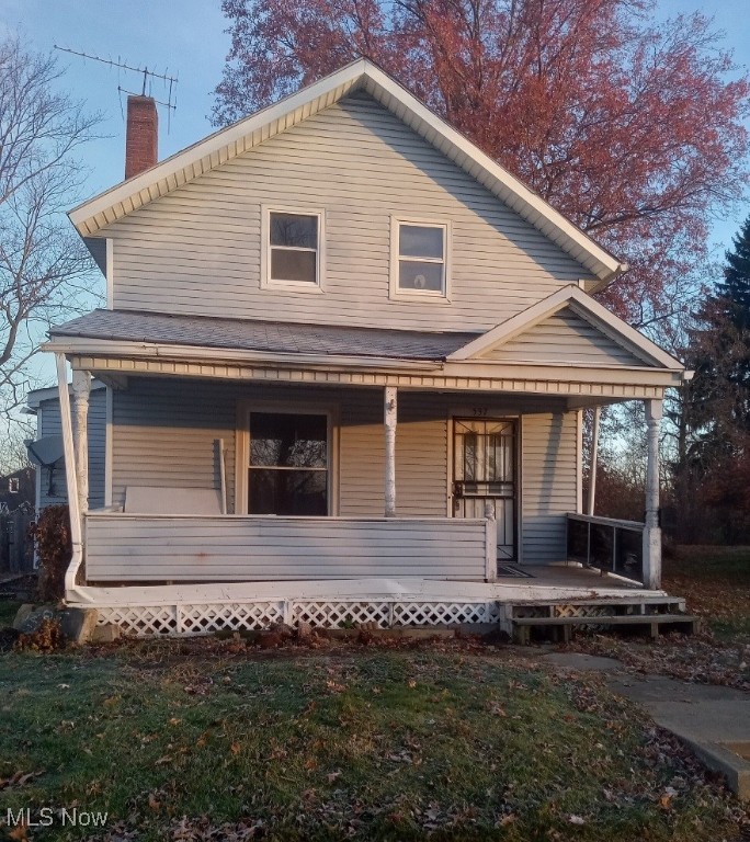 Traditional century home with spacious living areas and huge eat-in kitchen. Garage in back and yard made for playing, planting or your heart's desire. Hardwood floors in many rooms, with built-in hardwood cabinets in part of kitchen leading to dining room for discreet serving. Great home for first time home buyers and those wishing to put their own stamp on this home. New furnace in 2024.