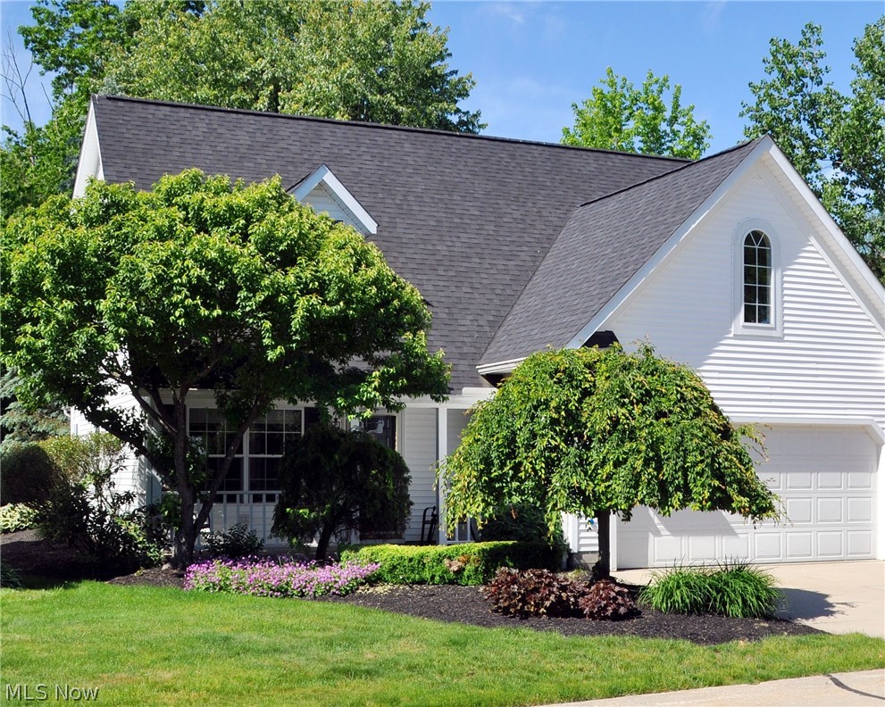 FORMER 1997 YMCA DREAM HOUSE – Reborn 4-bedroom, contemporary floor plan dream home located in a very friendly, scenic Madison Village Sweet Briar community in the heart of Chagrin Valley wine country. Amenities include a spacious, first floor, master bedroom re-envisioned in today’s colors and newer carpet, redesigned master bath featuring soft close vanity cabinet, granite countertop, and porcelain floor tile. Kitchen remodeled with granite counter tops, deep SS sinks, porcelain back-splash, SS appliances, ceramic flooring, Wi-Fi controlled thermostat.  All carpeting replaced throughout and most wall colors updated with warm, neutral effects. Vaulted ceiling family room features a stone framed wood burning fireplace adjacent to the morning/reading room overlooking the woods which opens to a spacious, wrap around deck & screened gazebo/BBQ grill area. Large, loft-style office area overlooks wooded backyard. Fourth bedroom is used as activities/storage room. All window blinds replaced with solar cell shades that provide both decorative enhancement and heat loss reduction. Newer geothermal heating system and roof installed in 2021. All window screens replaced in 2018.