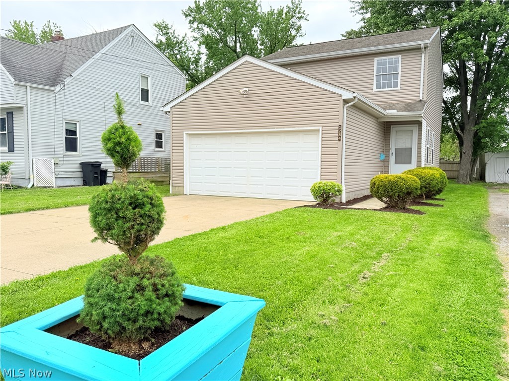 New listing alert in Eastlake! This newer construction home was built in 2006 and sits close to shopping, schools, and highway access. Being only 20 years old this home has all of the positive features that come along with a newer house including PVC based plumbing, grounded outlets and newer wiring, a nice dry basement/foundation, etc. The double wide concrete driveway is in wonderful shape with zero cracking and is great for those who have more than one car, imagine never having to shuffle cars around again. The attached two car garage is such a nice feature for those cold Ohio winter days. You will never have to scrape ice off of your car again, nor freeze when loading/unloading the car or heading off to work. The green backyard is a great candidate for fencing in order to create your own private backyard oasis. Rear yard drain = no wet backyard. Planters on the left perimeter are freshly mulched and ready for flowers or a vegetable garden. The kitchen was gutted in 2024 and has new cabinets and newer appliances. The full dry basement contains laundry and utility area and is a great space for an office, play area, etc. All appliances are included. Upstairs are 3 bedrooms with a full bath. The attic is clean with newer blown in insulation, see photos showing attic and roof sheathing in great condition. This home checks all of the boxes and is ready to sell today. Just down the street from Eastlake's new schools. Newer storm drain lines to the street (2021). The savvy purchaser knows by buying a newer 2006 home you will leave behind musty crawlspaces, crumbling basement walls, old ungrounded wiring, moldy attics, etc. This is a great investment that will require minimal cost to upkeep for quite some time. Seller is a licensed Realtor in Ohio. Call your favorite agent today and see this one before it is gone. Home just passed the Eastlake point of sale inspection and is ready to go. *Multiple offers, highest and best due Monday 5/18 at 12PM.