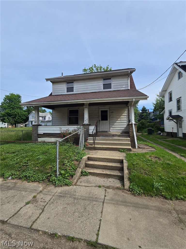 Investment Home, 3 Bedrooms, 1 Bath, Garage. City Of Canton, Canton CSD.
Live Onsite Auction with Online Bidding. Absolute auction, all sells to the highest bidder. ONLINE BIDDING BEGINS SUNDAY, JUNE 28, 2026, AT 9:00 AM, AND AUCTION LIVE ON-SITE BIDDING WILL BEGIN MONDAY, JUNE 29, 2026, 12:00 PM. Investment opportunity knocking!! Don't miss your chance to own this classic two-story home. Built in 1934 and offering 1,206 sq. ft. of living space, this 3-bedroom, 1-bath home has great bones and loads of potential. Updates include vinyl windows and new carpeting throughout. The main level features a kitchen with a breakfast nook, a formal dining room, and a spacious living room complete with a fireplace. Upstairs, you'll find three nicely sized bedrooms and a full bath, plus a walk-up floored attic ideal for additional storage. The full basement houses the laundry, breaker electric panel, and gas furnace. Outside, enjoy a detached two-car garage with a shared driveway. Parcel #213035. Lot Size is 40x70. Half-year taxes are $461.67. Conveniently located close to highway access, schools, parks, and Downtown Canton. This home needs a little TLC, but it represents a tremendous opportunity. Whether you're an investor looking to add to your portfolio or a buyer ready to make it your own, this one is worth your attention! The home will be open on auction day, starting at 10:30 AM.