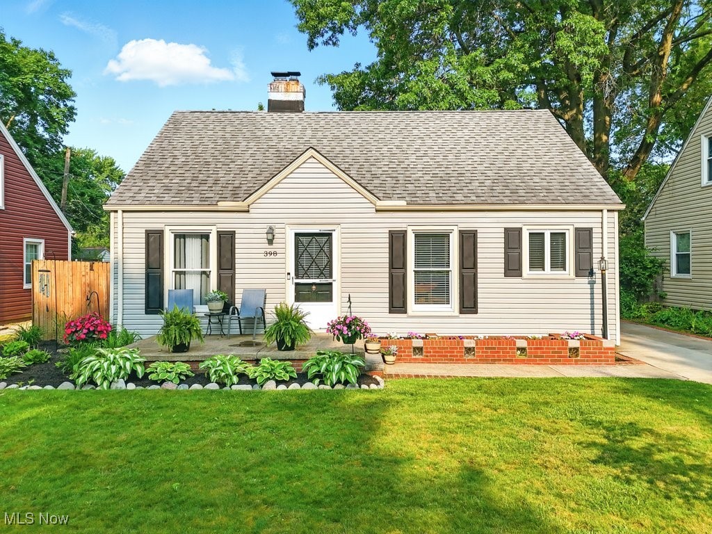 Welcome to this well-maintained 3-bedroom, 1-bath Cape Cod nestled on a picturesque lot on a quiet, tree-lined street. Centrally situated in West Akron mid-way between the sought-after Highland Square and Wallhaven neighborhoods, this lovely home is just blocks from the historic Stan Hywet Hall & Gardens and the many vibrant shops and restaurants on Market Street and offers the perfect combination of charm, comfort, and convenience.
Step inside to find a warm and inviting living room featuring original hardwood floors and a cozy gas fireplace, beautifully updated in March 2024 with a granite surround, hearth, and elegant fireplace doors with a screen. The updated kitchen is a standout with newer granite countertops, stainless steel appliances (refrigerator, stove, microwave, dishwasher), garbage disposal, sink and faucet, and a new overhead light/fan—all completed in March 2024.
The Main floor includes TWO bedrooms, both with hardwood floors, one of which opens through French doors to a large, tranquil backyard oasis—perfect for relaxing or entertaining. The full bathroom has been tastefully updated (October 2022) with a modern countertop, sink, faucet, exhaust fan, and toilet.
Upstairs, you'll find a spacious third bedroom with ample closet space, ideal as a primary bedroom, guest room, or home office. The partially finished basement offers additional living space, plus hookups for washer and dryer, for added convenience.
Enjoy outdoor living on the expansive backyard patio or under the covered carport adjacent to the one-car garage—great for entertaining or extra parking.
Recent upgrades include A/C (2021), Furnace (2016), H2O Heater (2018), a sump pump (2024), garage door opener, and gutter guards (2023), making this home move-in ready with peace of mind.
With its prime location and numerous updates, this lovely Cape Cod is ready to welcome you home!