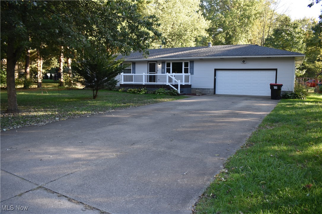 This 3 bed/2 bath ranch home has been completely remodeled and upgraded! 2012: New kitchen and bathrooms, basement waterproofed. 2015: Leaf Guard installed on gutters. 2018: electric upgraded. 2019: New roof and flooring in 4 Season Room. 2020-2022: Well re-dug (extra 35 ft.), new well pump, new water softener, new furnace and AC, new hot water tank, new windows throughout the entire house (including the 4 Season Room), new insulation, new flooring in living room-hallway-all 3 bedrooms, fenced side yard, new patio on the west side of the 4 Season Room, electric upgraded, all new lighting outside, new dishwasher, electric dog fence completely rewired around the entire property. 2023: Trex deck on the front of the house with gate, new patio on the east side of the 4 Season Room, concrete slab poured for the new 8 ft. x 10 ft. shed, new play area. 2024: New solid metal door and frame on the west side of the 4 Season Room, new steps in the garage. 2025: New stainless-steel refrigerator. Home is close to shopping, entertainment, schools, airports, parks & recreation, major highways, and so much more. Home is agent owned.