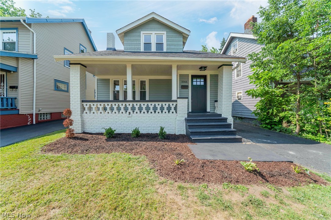 Here’s a question for all you house hunters out there:  Why settle for less when you can have MORE?  Tullamore, that is!! That’s right:  3366 Tullamore is on the market and awaiting your visit.  Nestled in a highly-coveted, premier locale in historic Cleveland Heights, this fully renovated masterpiece boasts four breathtaking bedrooms, two beautiful bathrooms, and a kaleidoscope of fetching features that showcase the perfect blend of historic charm and modern feel.  You’ll adore the fabulous front porch before making your way inside to the great front room with the fabulous fireplace.  The dining room is extravagant and the kitchen is stunning and splendid.  (All appliances will be in soon!)  The first-floor bedrooms and bathroom are remarkable, and, upstairs, you’ll discover the master bedroom (just look at that walk-in closet!), bath, and additional bedroom to be exactly what you’ve always dreamed of.  Below deck, you’ll find the basement to be the perfect canvas on which to create, and out back, you’ll discover the well-kept yard and one-car garage ideally suited to your needs.  With all that in mind, there’s just one more question to answer:  When are you coming “home”?