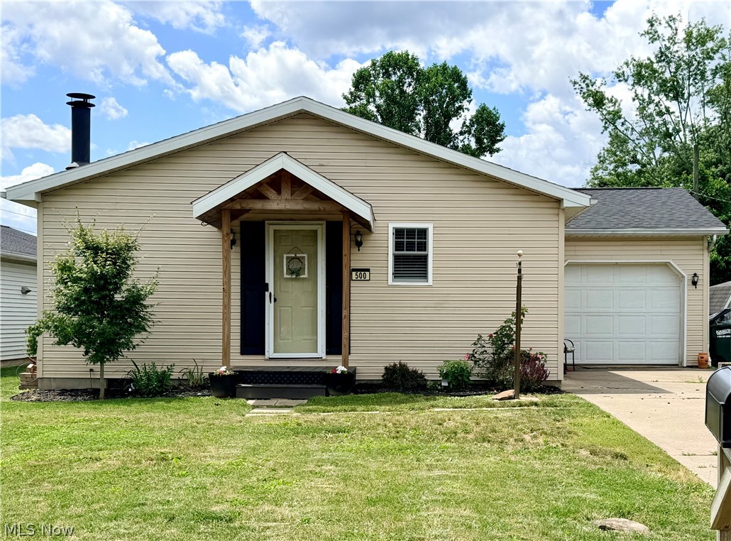 Low maintenance living at its finest! This beautiful updated ranch is the definition of "Move-In Ready". Situated in a quiet neighborhood, but just behind all the action! This location offers a peaceful view of a pond, but is just seconds from restaurants, stores and highway access. Upon pulling up, you'll notice the curb appeal a brand new porch adds, done in 2022. A one stall attached garage, with automatic opener is just steps away from the side entrance. A fenced in backyard has a new deck and an above ground pool that is included! Inside, from the cozy living room, updated kitchen and floor to ceiling fresh paint, you'll see there isn't a thing that needs done! The gorgeous fireplace is wood burning but propane ready. Heating is provided by baseboards but a supplemental heating and cooling wall unit, installed in 2023 is sufficient for the entire home. Updates include, but are not limited to, new roof in 2022, hot water tank 2022, new flooring throughout 2023 and new exterior door 2022. New appliances stay as well (2024) 
If you are looking for one level living, this is a must see to believe! Call for your showing now!
