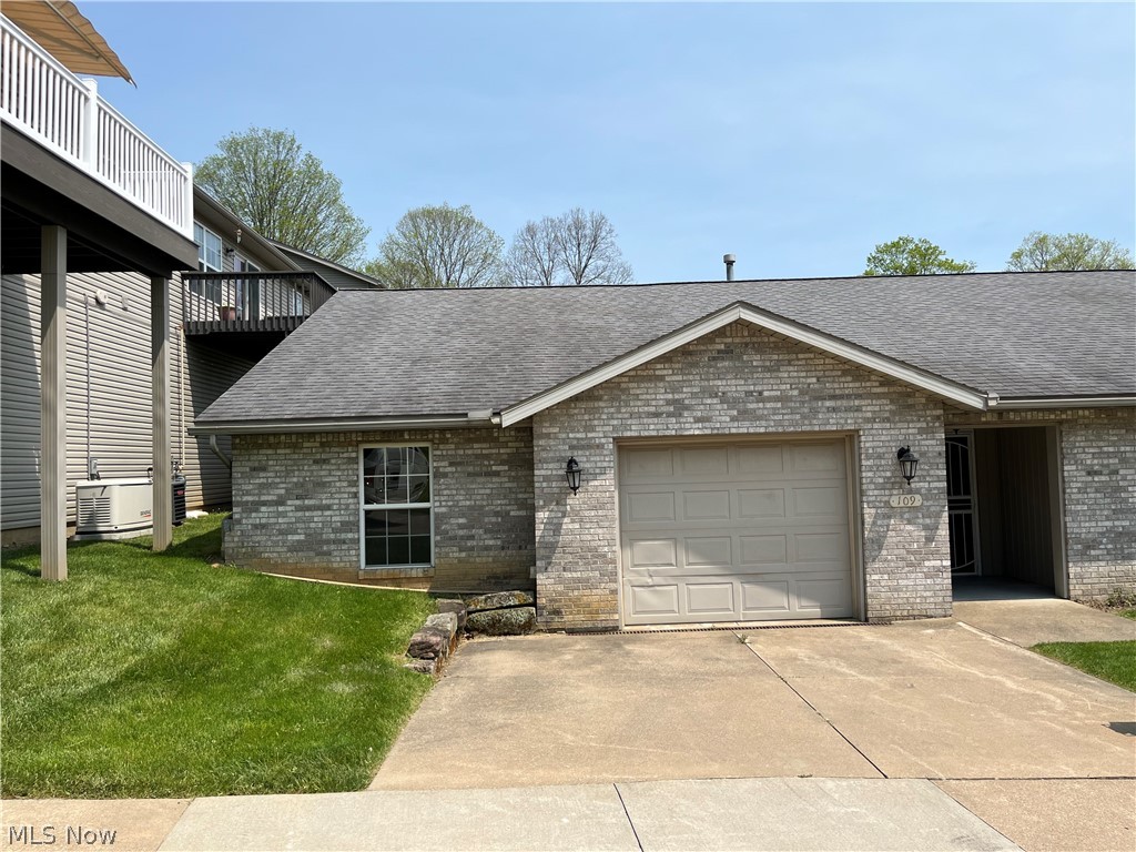 Looking for one level living?  Located in Millersburg this 2 bedroom condo will fit the bill. Offering an open living concept with over 1,200 sq. ft. of living space with kitchen, living room and dining area. Home has a 1 car garage and has brick and vinyl siding.  Natural gas heat and ac. Home inspection has been completed, ask to see a copy. Condo sells in it's "AS IS" condition. Motivated Seller.