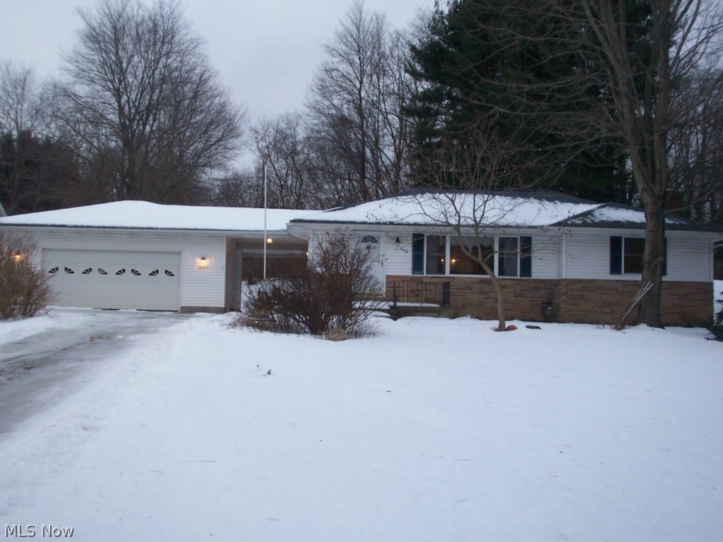 Wow!  This amazing Northampton ranch is on almost 1/2 an acre of a private/wooded lot.  With an updated kitchen and bath, this home also features a 22x15 living room with scenic window.  The many updates include: siding, windows, roof, garage door, concrete, electric, and more.  There are  natural wood floors under the carpet.  A 24x22 two car garage is connected with cover to the house.  There is a full basement, deck, shed, and more.