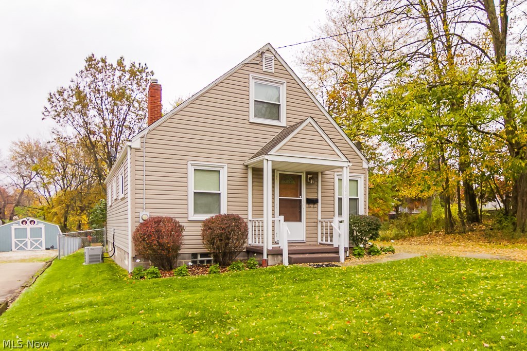 Welcome to 693 Kennebec Ave, in the Goodyear heights neighborhood of Akron Oh! This cap cod has been completely updated throughout! The new or recent updates include: roof, vinyl siding, premium double hung windows, Hand tiled bathroom & kitchen, Brand new paint and carpet throughout, vinyl kitchen floor, every faucet & light fixture in the home, and hot water heater!! Home includes new refrigerator, new deluxe washer & dryer, and A gently used gas stove! (PREMIUM SELLER PREFERED UPGRADED HOME WARRENTY!!!!) Upstairs bedroom spans the length of the entire length of the second floor with a ton of space and natural lighting! This home is truly "MOVE IN READY"! The home is on a beautiful/quiet street with a LARGE FULLY FENCED IN backyard giving view to beautiful mature trees and shrubs! Also just minutes away from The University of Akron, Chapel Hill Shopping, & Tallmadge Circle! PRICED TO SELL DONT MISS OUT!