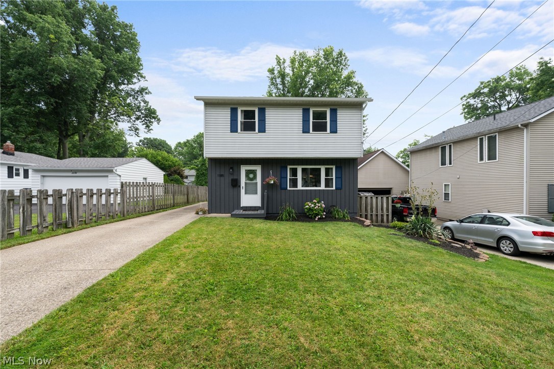 Awesome opportunity to purchase a move-in ready home on a quiet, dead end street in North Willoughby. This 1990 built 3 bedroom 1.5 bath colonial has been well maintained. The recently painted exterior and fresh landscaping are welcoming when you first arrive. The home has a detached, two car garage and ample driveway parking. Once inside, the home has a large living room with oversized storage closet and lots of bright, natural light. The home flows to an open kitchen / dining combo. The cabinets are neutral and all kitchen appliances are included with your purchase. The dining area has a slider with access to the deck. There is a half bath on this level as well as main floor laundry. Upstairs are three nice sized bedrooms with good closet space. They share a recently updated bathroom with tile bath / shower combo. Unusual for this part of Willoughby, this home has a large full basement that offers opportunity for additional living space as well as plenty of storage. The home has a private rear yard with fire pit area. 1185 Garden is a great home located in close vicinity to Lake Erie, Osborne Pool, park and the new ice cream shop! Act quickly for an opportunity to purchase this home that features a newer roof as well as many other updates.