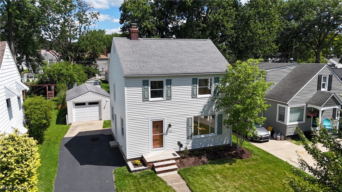Welcome to 119 Munroe Avenue in the very convenient North End of town!  This location is just a few minutes from the freeway, downtown, shopping, restaurants, and parks.  This traditional salt box colonial includes 3 bedrooms, 2 full bathrooms and features  an updated kitchen with maple cabinets, granite countertops, new stainless appliances, ceramic tile flooring and a breakfast bar.  The Living Room, Dining Room, Bedrooms and Hallway all have Oak Hardwood Flooring. From the front door you are welcomed into a large living room which opens to the dining room which opens to the kitchen.  The dining room features a sliding door to the deck and partially fenced backyard.  To the left of the front door are the stairs leading to 3 bedrooms and a full bath.  Downstairs you'll find a family room with concrete floors, a full bathroom with a stall shower and the laundry room.   The long concrete driveway leads to a deep (14 x 24) car garage.  Behind the garage is a storage shed. Appliances 2026, Water Heater 2025, Roof 2011, Furnace and a/c 2011, Updated Electrical Panel and vinyl windows.