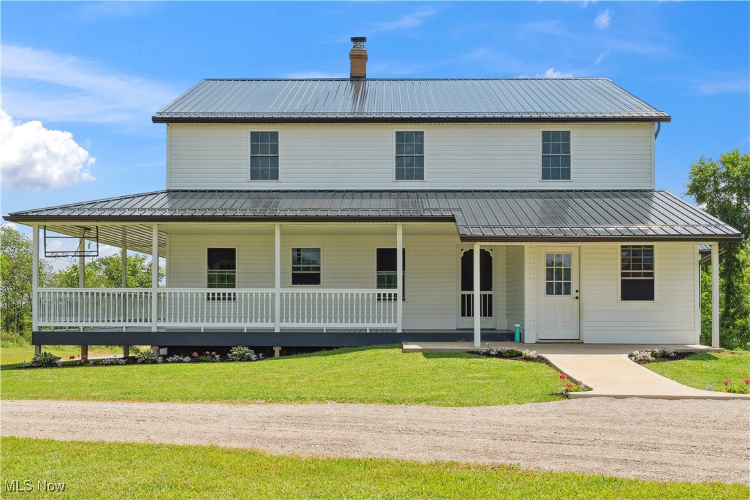 Charming 4-Bedroom Home on 19 Acres with Barn, Shop, and Endless Potential!
Built in 2019, this spacious 4-bedroom, 1-bath home sits on 19 beautiful acres and offers the perfect blend of comfort, functionality, and rural charm. The open-concept kitchen and dining area flow into a cozy living room, while the full basement includes a can cellar for added storage. A large partial wraparound front porch provides the ideal spot to relax and enjoy the peaceful countryside.

Outdoors, you’ll find a garden space, an 7-stall horse barn, and a large multi-purpose shop with semi-truck access, loading dock, walk-in cooling room, utility sinks, and its own bathroom—perfect for agricultural use or hobby operations. Whether you’re looking for a working farm, a private homestead, or an investment with room to grow, this versatile 19-acre property has it all. Please note: Parcel number reflects acreage owned and price reflects acreage selling. Actual acreage subject to final survey.