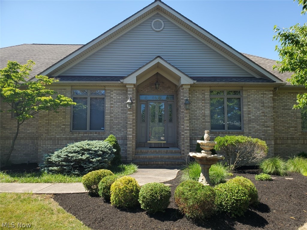 Aberdeen Executive All Brick Ranch with Full Finished Basement. Dramatic price reduction! Large 2500 square foot ranch that includes 3 nice size bedrooms and 4 full baths. Beautiful 3 season room off the rear of the house with patio. Unbelievable finished recreation room in basement with full kitchen. Dramatic great room with vaulted ceiling and unique fireplace. Kitchen has granite countertops and upgraded cabinetry.  This custom-built ranch features beautiful hardwood floors and solid wood doors. The office and dining room have wood tray ceilings. Quality throughout. Impeccably maintained. Glamourous master suite with lots of closets and storage. Master Bath features jacuzzi and separate shower. Sprinkler system and Security system are included. All of the appliances are included in the sale. One year home warranty included in the sale. Professionally landscaped and freshly mulched beds. Enjoy pristine Aberdeen amenities including walking path, pool, tennis courts, fitness center and