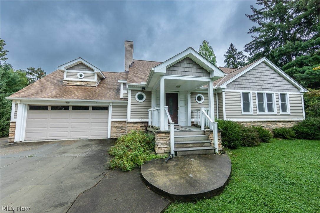 Master Bungalow on over two acres with attached 2 car garage and detached 2 car garage.  Gourmet kitchen with 5 burner stove, granite counters and stainless appliances.  Main level offers great room with fireplace, den, master suite with full bath, first floor laundry and half bath.  Second floor two additional bedrooms and full bath.  Partially finished lower level with fireplace and storage.  Backyard deck.  Looking for minimum 1 year lease 2 is preferred.  Immediate occupancy!