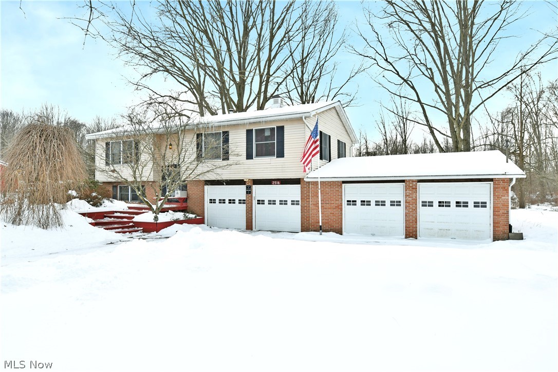 Give yourself the Valentine’s gift you deserve! This impressive Cortland estate is sweeter 
than chocolate, showcasing incredible highlights as a desirable school district, a raised 
and covered rear patio that overlooks the scenic backyard and a whopping four car garage 
for all your vehicle and storage needs. Leading you inside, a sweeping staircase presents 
its bold red colors that accent the warm brick lower. Inside, a towering two story foyer 
holds the main staircases as decorative lighting hangs above. Up to the main floor, an 
expansive living room takes advantage of the abundant natural light. Hardwood style 
flooring continues into the rearward, formal dining room while wrapping crown molding 
follows suit. French doors open to the rear patio for easy entertaining. Nearby, the center 
kitchen includes casual dining and plenty of quirky, frog themed hardware allowing you to 
get a ‘jump’ on your new home. Stainless appliances add to the appeal. Down the main 
hall, a striking full bath finds a marbled glass door shower with an equally elaborate accent 
wall. The trio of inviting bedrooms are brightly colored and increase in size to end with the 
master suite and its own full private bath. Downstairs, a prominent family room offers a 
wood burning stove along with adjacent utility and laundry services. Call today for your private showing!