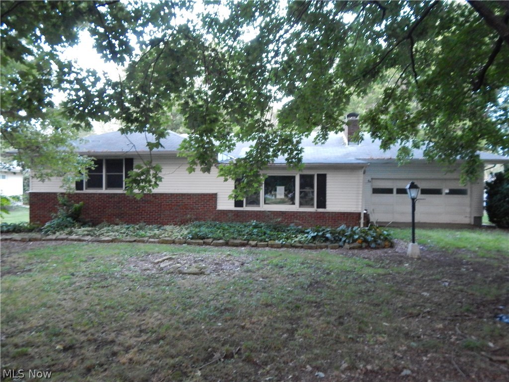 Great 3 bedroom ranch style home has so much to offer. Nice sized rooms and large living room. Kitchen with lots of cabinets and counter space. Full partially finished basement too! Two car detached garage and so much more! Don't miss this one-and take time to walk the great backyard! Located on over a 1.5 acre lot too! Being sold as-is. Call today to schedule a private tour!