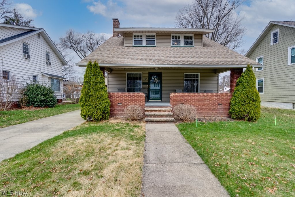 Just listed his immaculately cared for  4 bedroom 2 1/2 bath Bungalow in a nice quiet neighborhood.  Many updates throughout in the last 10-15 years, including updated kitchen and baths, new furnace added in 2017, and water heater in 2007.  This lovely home is so much bigger than it looks as the addition to the rear adds a total of over 2000 square feet of living area including a master bedroom with large walk in closet and en-suite bath. Enjoy the cozy fireplace in the winter time in the large living room, or step out back in the summer and enjoy the sweet patio area with room for your grill and patio furniture. Lots of space to spread out inside and out!  You can move right in and start living here, as the kitchen includes all the appliances with stove, refrigerator, dishwasher and microwave.  In the basement is the washer, dryer and small chest freezer all included!   Finally, you can sit back and relax in your rocking chair on the covered front porch! This will not last in this mar