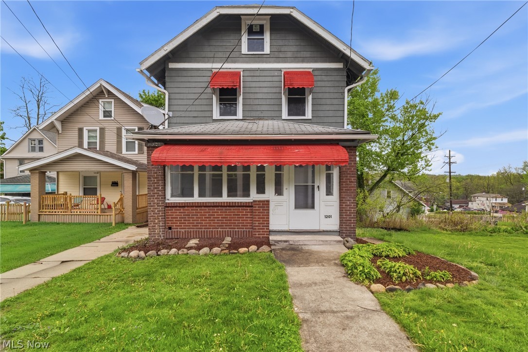 Welcome to 1201 East Ave! This move-in ready home offers fresh updates, classic charm, and plenty of functional living space. The main level features a spacious living room, formal dining room with built-in storage, and an updated kitchen with white cabinetry, modern countertops, stainless steel appliances, and stylish finishes. A bright enclosed front porch adds extra usable space and a welcoming first impression. Upstairs, you’ll find comfortable bedrooms with fresh neutral finishes, plus an updated full bathroom with a walk-in shower. The finished third-floor space offers great flexibility for an additional bedroom, office, playroom, or bonus living area. The lower level provides ample storage and utility space, while the exterior offers a nice yard and additional enclosed porch/sunroom area with potential. Rent potential of $1400 and beats 1%rule!! Conveniently located near shopping, restaurants, schools, and major roadways. A great opportunity for an owner-occupant or investor!