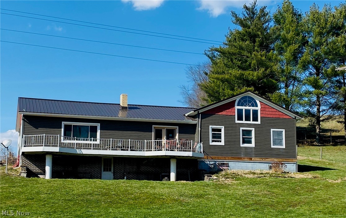 Bring your pigs, your ponies and your chickens to this cute and cozy homestead located in the rolling hills of Ridgewood school district! Mechanic's Dream! 2016 garage/shop 40 x 60 with heated floors and the doors measure 14' X 18' ft. on 2 acres. Back of the shop has 2 stalls, hay loft, and water source leading to a fenced-in pasture. Remodeled 3-bedroom/2 full bath Ranch style home. First floor laundry/mud room, flooring, windows, siding and metal roof.  Water source - spring fed artesian well. Metal roof 2016, main bath 2016, vinyl siding 2020, tankless water heater 2021, mud room, bath and laundry 2019. Need satellite for Internet. 2 wood burners for home and shop plus propane for heat source. Exclude children's playset. Motivated seller.