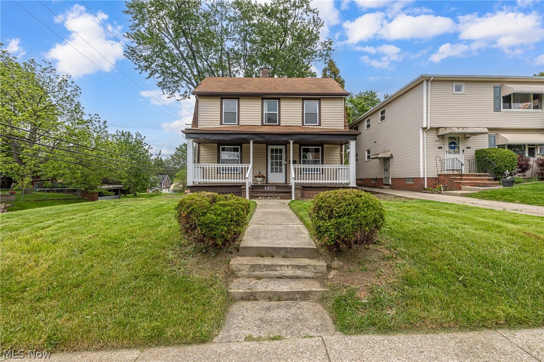 Buyers may qualify for $10,000 down payment assistance for this home! 

Welcome to this exquisitely designed 3-bedroom Colonial, one of the largest homes on the street! 

Situated on a huge corner lot, this property blends classic character with high-end modern updates. Enjoy brand-new windows, fresh neutral paint, new living room carpet, and a completely remodeled bathroom. 

The kitchen features premium appliances and a touchless faucet, flowing into a formal dining room. All bedrooms are upstairs, including a spacious primary bedroom. Outside, relax on the freshly painted front and rear porches, or enjoy the oversized backyard with a detached 2-car garage. Conveniently located near I-48, downtown, and the Cleveland Metroparks. 

Free home warranty included! Agent-owned.