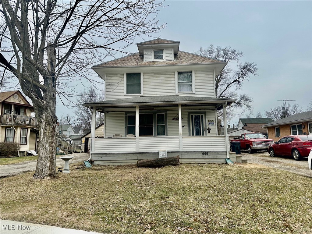 Charming 3-Bedroom Home in Elyria City School District. Welcome to your new home! This spacious 2,226 sq. ft. property offers the perfect blend of comfort and convenience. Featuring three generously sized bedrooms and two full baths, this home is ideal for families of all sizes. Step into the large living room, perfect for entertaining guests or relaxing with family. The eat-in kitchen provides ample space for casual dining and meal prep. A full bath on the first floor adds to the home's convenience. Upstairs, you'll find three cozy bedrooms and another full bath, ensuring 
everyone has their own space. The large unfinished basement includes a workshop, perfect for DIY projects and extra storage. Slate roof installed in 1986. Hot water tank 2020. Furnace 2010. This home is close to schools, shopping, and dining. Don't miss the opportunity to make this charming house your new home!