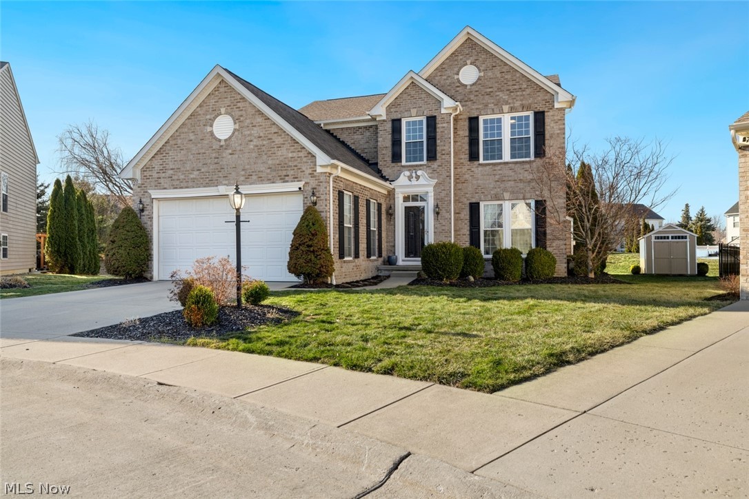 Stunning 4 Bedroom/3.5 Bath Colonial in Avon Lake's desirable Hunt Club! This meticulously maintained home features a chef's kitchen with granite countertops and new stainless-steel appliances, flowing into a bright morning room and family room equipped with custom motorized shades. Experience ultimate peace of mind with new double-hung windows, protected by a lifetime transferable warranty. The second level boasts new carpeting and an expansive master suite featuring a large walk-in closet and private en suite bath. The impressive, finished basement adds massive living value with a large rec room, a third full bathroom, and a dedicated home gym. Outdoor living is elevated by an expansive paver patio featuring integrated lighting and a natural gas hookup, all set against a private, tree-lined backyard with a convenient storage shed. Located in a top-rated school district just minutes from Lake Erie and Crocker Park, this move-in-ready gem combines premium upgrades with an unbeatable location. Schedule your private showing today!