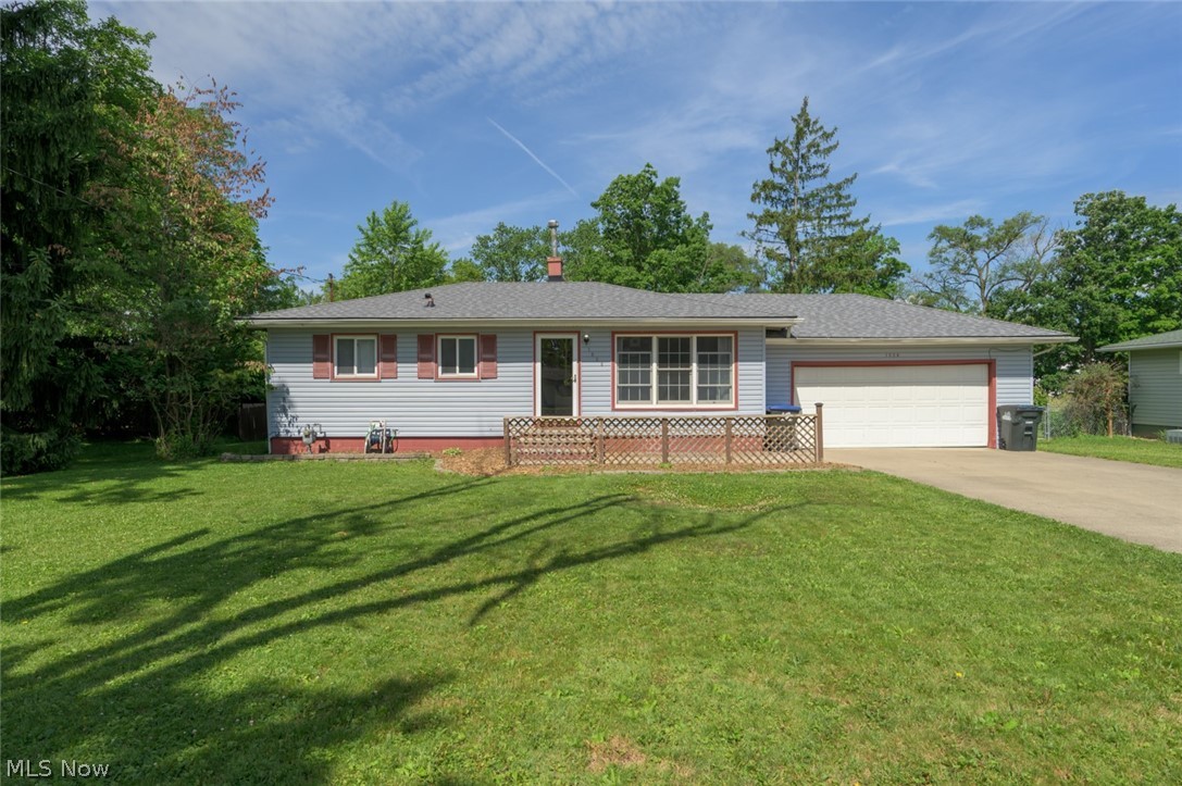 Welcome home to this beautifully updated ranch situated on a spacious 0.41-acre lot. Offering 3 bedrooms, 1.5 baths, and 1,375 square feet of finished living space, this home is designed for comfortable everyday living. Natural light fills the inviting living room, while the updated kitchen features luxury vinyl plank flooring and plenty of space to gather. The finished lower level provides additional living space perfect for a family room, recreation area, home office, or hobby space. Enjoy peace of mind with major updates already completed, including a new roof (2025), furnace and central air (2024), hot water tank (2022), dishwasher (2025), and oven (2021). Outside, the expansive backyard offers room to relax, entertain, garden, or play. Conveniently located near shopping, dining, parks, and commuter routes, this move-in-ready home is ready to welcome its next owners.