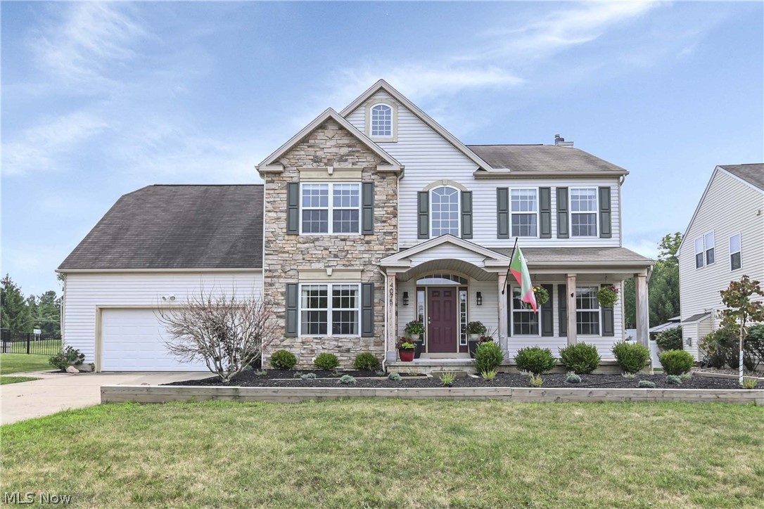 Welcome home to 4075 Turnberry Dr, located in a highly desirable neighborhood on a quiet cul-de-sac street and just minutes from downtown Medina & close to all major highways. This move-in ready colonial is perfectly designed for modern living and features tons of space throughout the home.

The first floor welcomes you w LVP flooring, neutral freshly painted and an open floor plan that leads you through the living and family room with a beautiful gas fireplace that has been completely remodeled and joins the spacious gourmet kitchen with its custom barn-wood island with granite countertops, newer ss appliances, tons of cabinet space and a bonus morning room. Flooded with natural light from its south-facing windows, the open floor plan creates a light and airy ambiance.  Dining room, half bath, & a laundry/mudroom, complete the 1st floor. 

Upstairs you'll find an amazing loft area that is the center focal point for all bedrooms. The owners suite has vaulted ceilings, 2 large closets, ensuite w large soaking tub, separate shower & dual sinks. Three more great size bedrooms, all w new LVP flooring & full bath finish the 2nd floor. 

The lower level will be the destination for all your family movie and game nights.  The 5th bedroom is extremely spacious and has a full egress window. In addition, the lower level boasts a full bath and dedicated office space. 

Step outside into your private oasis. The well-manicured grounds feature an incredible patio with a built-in fire pit and a large deck with a gazebo. This outdoor space is absolutely great for entertaining.