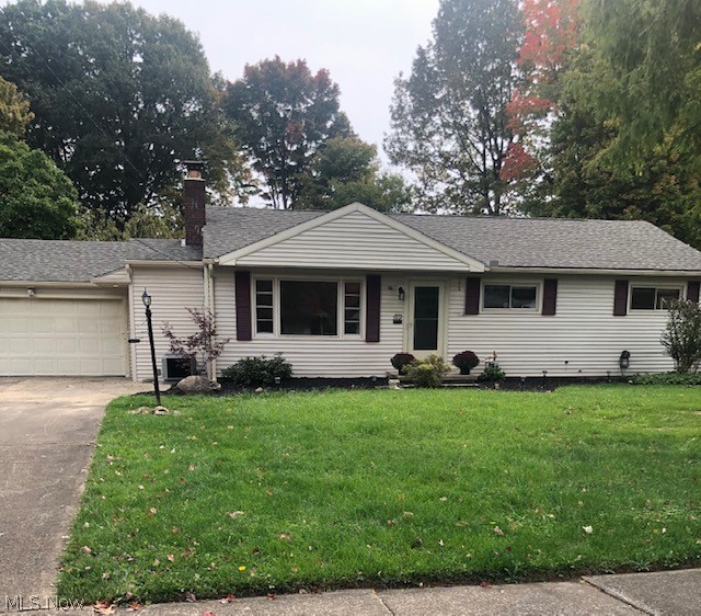 Move to this cozy ranch home with spacious living areas and a beautiful backyard view. Eat in kitchen with laundry room off to the side. Family room with high ceilings, built in cupboards, and game room table area. Walk out deck into a  inviting  back yard. Hardwood floors throughout living room, hallway, and three bedrooms.  ome includes multiple storage space via cupboards and closets. Come experience this warm cozy feeling for yourself!