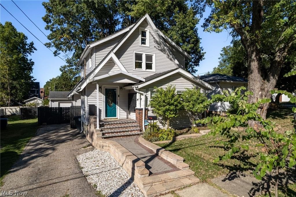 Experience the perfect blend of comfort and functionality in this well-loved home. Over 1,800 sq ft of total living space. The main house features hardwood floors throughout, a spacious master bedroom, and a cozy breakfast nook in the updated kitchen (2016), complete with modern appliances, including a newer refrigerator (2024). Enjoy the convenience of a sunroom that doubles as a home office, and a waterproofed basement with an additional family room and a full bath added in 2020. Washer and dryer purchased in 2019 will stay. The outdoor space is equally inviting, with a fully fenced yard and back deck accessible through French doors from the formal dining room. Upgrades include: roof (2018), air conditioning (2019), all waterlines (2016), furnace (2016), upstairs bathroom fixtures (2016), waterlines throughout (2016), a masonry entryway (2023). 600 square feet 2.5 car garage makes this home is a must see for those seeking both space  and all included amenities. Freshly painted and move-in ready.