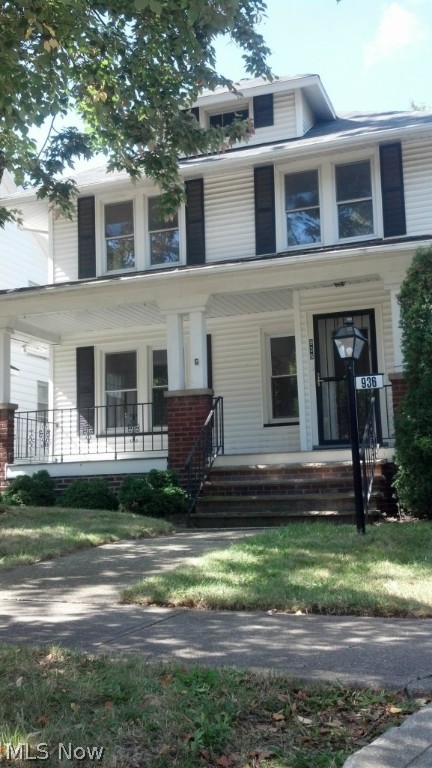 Wonderful 3 bedroom colonial with remodeled kitchen and bathroom, new carpet throughout, newer furnace, newer breaker box, newer windows, newer glass block windows, newer roof, 2-car detached garage, fenced in yard, large front porch, fire place in living room, great house move in ready.