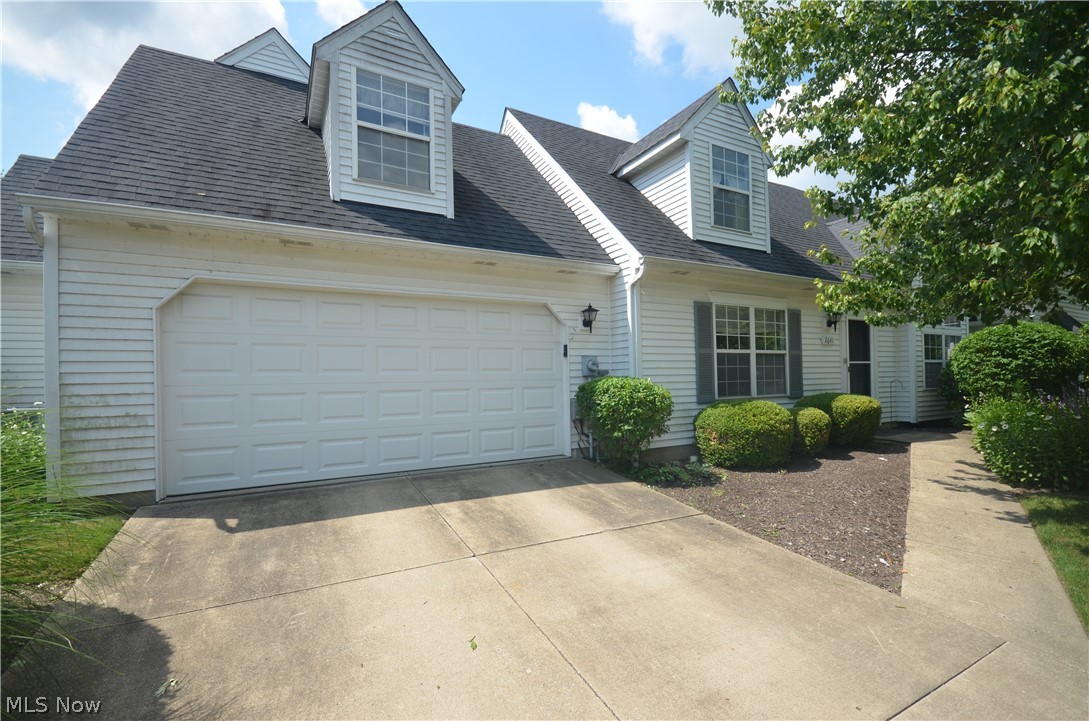 Incredible Twinsburg condo opportunity in Burridge Place! This condo includes a beautiful 2 story great room with 2 story window plus a window seat and an open spindle staircase plus a loft upstairs overlooking the great room. 1st floor living is a breeze with the bedroom w walk in closet, full bathroom and 1st floor laundry w washer & dryer that stay. Off of the great room is a formal dining area that leads to the kitchen that includes a range, dishwasher, refrigerator and microwave. The kitchen is open to a beautiful cathedral ceiling flex space that can be used as a sunroom/sitting area, eating area, home office or more- and has access to the patio with privacy fencing. Upstairs the loft is spacious and there are potentially 2 more bedrooms- one room is directly off of the loft and as you continue through there is another bedroom with dormer and 2 closets. In order to use the condo as a 3 bedroom, one bedroom would be a tandem room. There is also another full bathroom upstairs. The furnace and AC are brand new (Furnace winter of 2025 and AC in 2026) plus additional updates of Hot water tank (2023), Garage Door (2021), Hot Water Tap in Kitchen (2018). The 2 car garage has a large 12x6 area for additional storage plus an overhead garage door opener, electric and man door to the patio. Home being sold to settle estate- being sold AS IS and priced to provide an excellent opportunity to get into this great neighborhood!