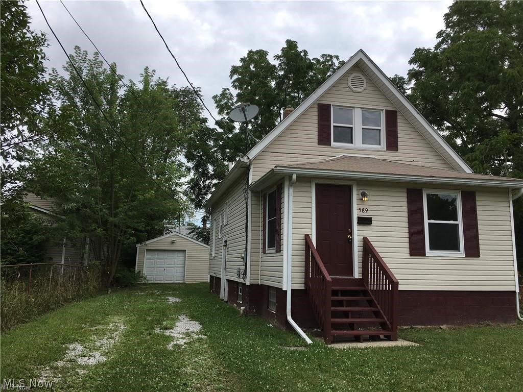 Cute 3 bedroom/1 bathroom home for rent in Akron! Enclosed front porch to sit and relax! Spacious living room when you first walk in offering plenty of space to entertain leading into the eat in kitchen! 1st floor full bathroom with a bedroom off of the eat in kitchen. 2 additional bedrooms upstairs all spacious and offer good closet space. The unfinished basement has washer and dryer hookups available! Don't let this one slip by you! Tenant is responsible for all utilities and landscaping/snow removal. All adult applicants must apply online. $50 nonrefundable application fee per adult applicant. We run credit, criminal, eviction history and verify income. No Section 8. Two pet limit with $300 nonrefundable pet deposit.