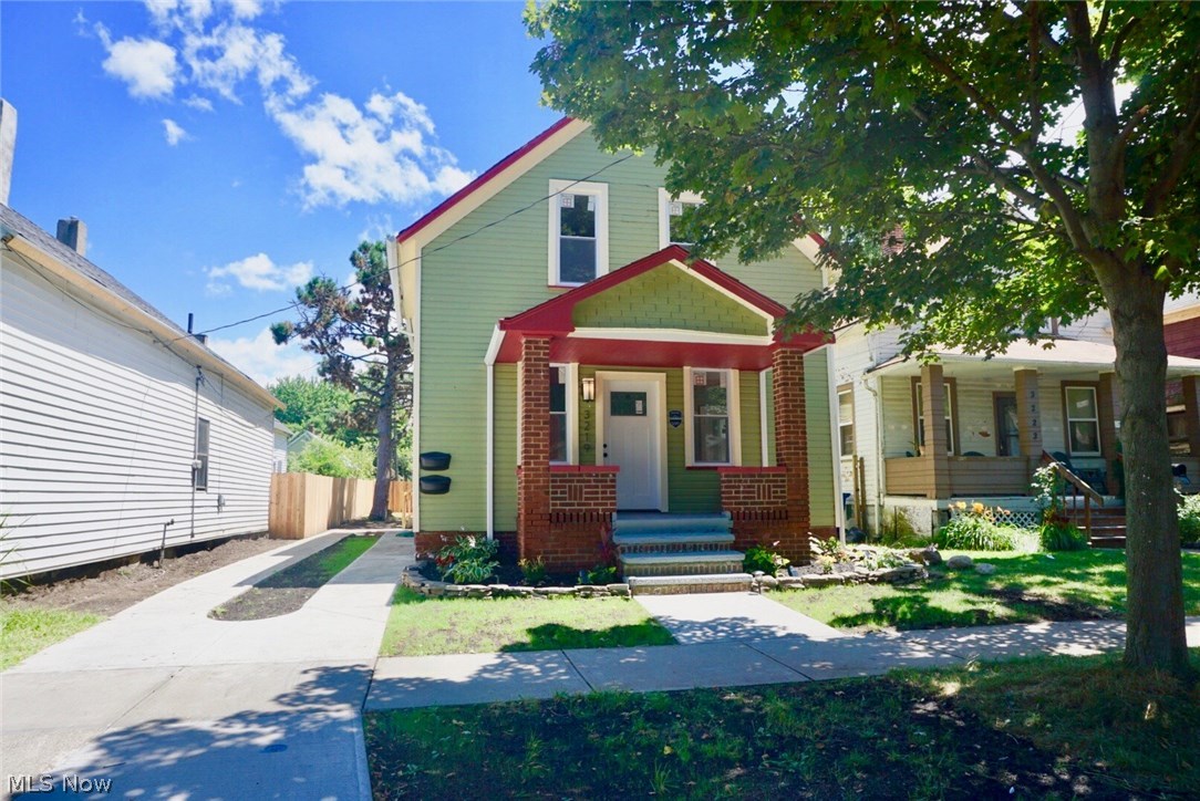 Welcome to this wonderful opportunity to own a fully-renovated, two family century home near the historic, Clark-Fulton/ Stockyard neighborhoods! Quick access to I-90 and I-71! This home has been renovated from top to bottom with nearly everything! New roof, new privacy fence, new brick patio with fireplace (coming soon,) new electrical, new plumbing, new mechanical, new windows, new driveway, freshly painted exterior, plus, the whole interior has also been renovated and updated. The eat-in kitchens will have ceramic flooring with granite counter tops and tile back splashes. The flooring in the rest of the rooms are the gorgeous, original hardwood floors.The master suite for the UP unit is on the first floor and has its own entry and half bath.