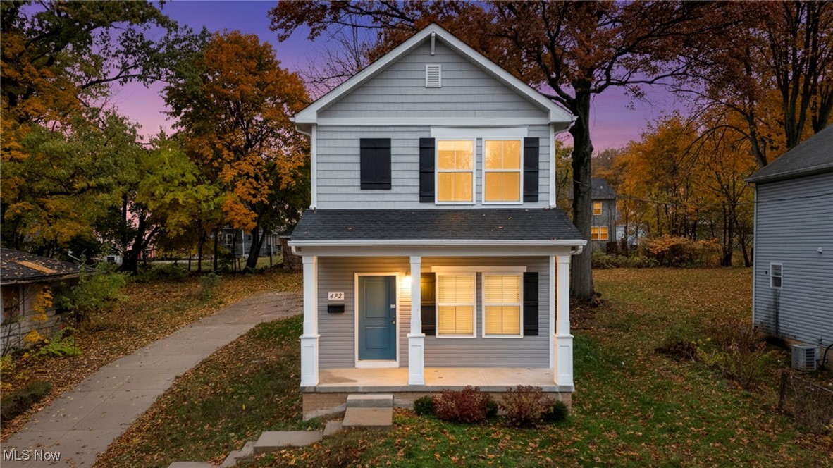 Welcome to 492 Douglas Street in Akron, a beautifully updated home offering modern living in an unbeatable location near Akron General, the Akron Zoo, Highland Square, and Downtown Akron. This 3-bedroom, 2.5-bath home features an open, loft-style layout filled with natural light. The modern kitchen boasts granite countertops, brand-new stainless-steel appliances, and sleek white cabinetry. The primary suite offers a private bath and walk-in closet, while the upstairs laundry adds everyday convenience. Additional highlights include LVT flooring, a two-car garage, new concrete driveway, and a full security system. The basement provides potential for future living space or a home gym. Enjoy outdoor living and a convenient location close to restaurants, parks, and entertainment. 492 Douglas Street combines comfort, style, and function, a perfect fit for today's lifestyle in the heart of Akron. This won't last long!!!