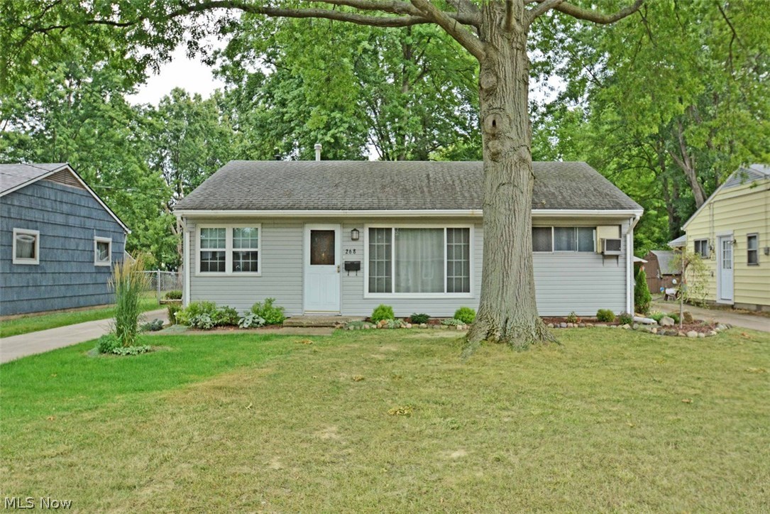 This Berea Ranch has been nicely updated and has a newer roof and new vinyl siding as well.  The kitchen offers white cabinetry and all of the appliances will stay.  The living and eating area is full of great windows letting in loads of natural light.  There is a large covered deck in the back overlooking the deep back yard.  In back there is also an over-sized 2-car garage fit for a mechanic or anyone looking for great garage work or storage space.  There is also a shed attached to the garage that can be entered from outside or from in the garage.  The electrical has been updated in both the house and the garage.  This home is truly an exceptional value!