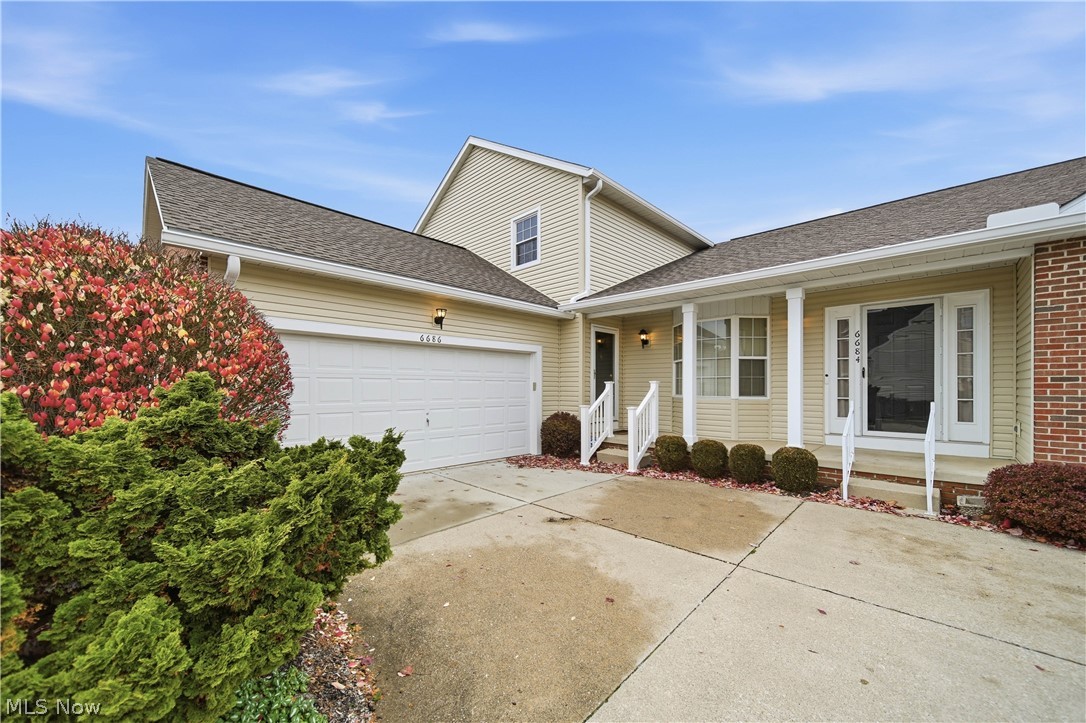 Much larger than it looks! This Jackson Township condo offers 3 finished levels and over 2,100 sq ft of living space with an open great room concept filled with natural light. The spacious kitchen features plenty of cabinetry and flows easily to a wonderful deck, perfect for everyday living or entertaining. First floor office/bedroom. The finished lower level adds incredible flexibility. Upstairs includes a versatile loft and a primary bedroom with cathedral ceilings. Abundant storage throughout and an attached garage enhance functionality. Conveniently located near shopping, dining, and major routes, this condo delivers space, light, and comfort in a location that's hard to beat. Sold as-is.