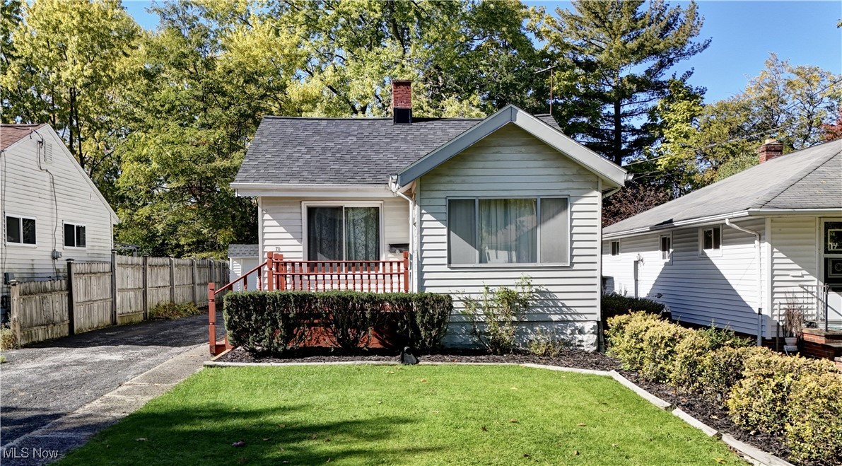 Charming and well-maintained, this 2 bedroom, 1 bathroom home is in the heart of Bedford with updates that include, a new roof- on both the house and garage, furnace and A/C, and a remodeled bathroom. Perfect for first-time homeowners or those looking to downsize. The spacious bedrooms offer ample closet space and plenty of natural light, while the inviting living room provides a cozy space for relaxation or entertaining guests. The bright, full bathroom is equipped with modern fixtures. The functional kitchen includes granite counters and plenty of cabinet space. Outside, the backyard is perfect for gardening, outdoor activities, or simply relaxing in the fresh air. There is a one-car garage and additional driveway parking to add convenience. Located near schools, parks, shopping, and dining, with easy access to major highways for a smooth commute, this Bedford gem is a must-see. Schedule your private tour today!