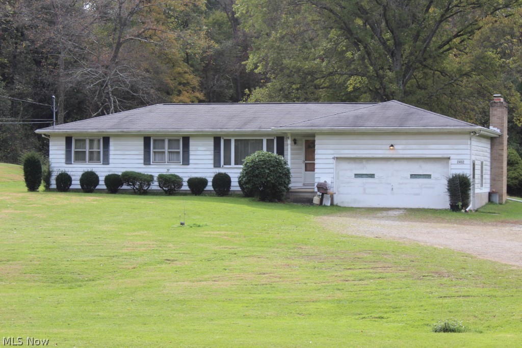 A rare find on lovely 6.44 acres on dead end street* This one owner ranch offers 3 bedrooms, 2 bath (master with full bath), 1364SF, all hard wood floors (except kitchen, dining & baths), 2 car attached garage & full unfinished basement* Family room with wood burning fireplace with insert, fan, wood floor & slider to patio* Kitchen with refrig -7 yrs., dishwasher- 8 yrs., range, ceramic back splash & breakfast bar* Dining area with large picture window overlooking back yard* Living room with wood floor & large picture window* Bed #1 with cedar closet & wood floor* Bed #2 with wood floor & fan* Master with wood floor, fan & full bath with shower* Full unfinished basement* 2 car attached garage* Updates- bathroom faucets & comfort height commodes* Hot water heater approx. 2006* Sump pump approx. 2014* Breaker box approx. 2006* Pressure tank approx. 2017* Well pump & softener approx. 2009* 12x20 barn with loft, 220 electric & shingles approx. 8-10 yrs* Shingles approx. 15-16 yrs.* Plaster