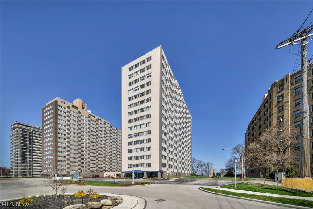 Welcome to life above it all in Marine Towers East—where the views are the feature. This 2-bedroom, 2 full bath condo offers sweeping views of Lake Erie and the Downtown Cleveland skyline, with spectacular sunrises. An enclosed terrace overlooking the lake extends your living space and gives you a front-row seat to the water year-round—perfect for morning coffee or a quiet place to unwind.

A spacious foyer welcomes you in and opens to the living room filled and framed by those lake and skyline views. Both bedrooms are generously sized. The primary suite features a large bedroom, walk-in closet, and a beautifully updated full bath with tiled shower, while the second bedroom is also oversized and served by its own full bath.

The unit is in well-maintained condition, offering a clean, comfortable space you can move right into or update over time. A new HVAC system is coming, adding long-term value and comfort. The pantry offers potential for in-unit laundry, giving buyers a valuable upgrade opportunity.

Residents of Marine Towers East enjoy an extensive list of amenities included in the monthly association fee, including heat, air conditioning, water/sewer, trash, and laundry on each floor. The building features a heated parking garage with optional assigned spaces, guest parking, secure entry, a welcoming lobby mail room, and a secure package room. Additional conveniences include shopping carts, optional storage lockers, bicycle storage, and a DIY car wash station.

Amenities include a rooftop deck with panoramic lake and city views, an in-ground pool, picnic areas with gas grills, a party room, and a rentable guest suite. A fully fenced dog run adds to the pet-friendly appeal.

The prime location offers easy access to Lakewood’s dining and shopping, the Cleveland Metroparks, and Cleveland’s west side.

This unit includes one indoor parking space, with additional spaces available, along with free outdoor parking for residents and guests.