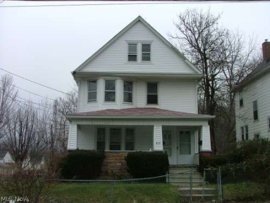 Great Potential! This 2 unit needs work, but will be and solid investment.  Could easily be converted into a single family home with 5 bedrooms. On a corner lot in a quiet neighborhood. Agent Owned.