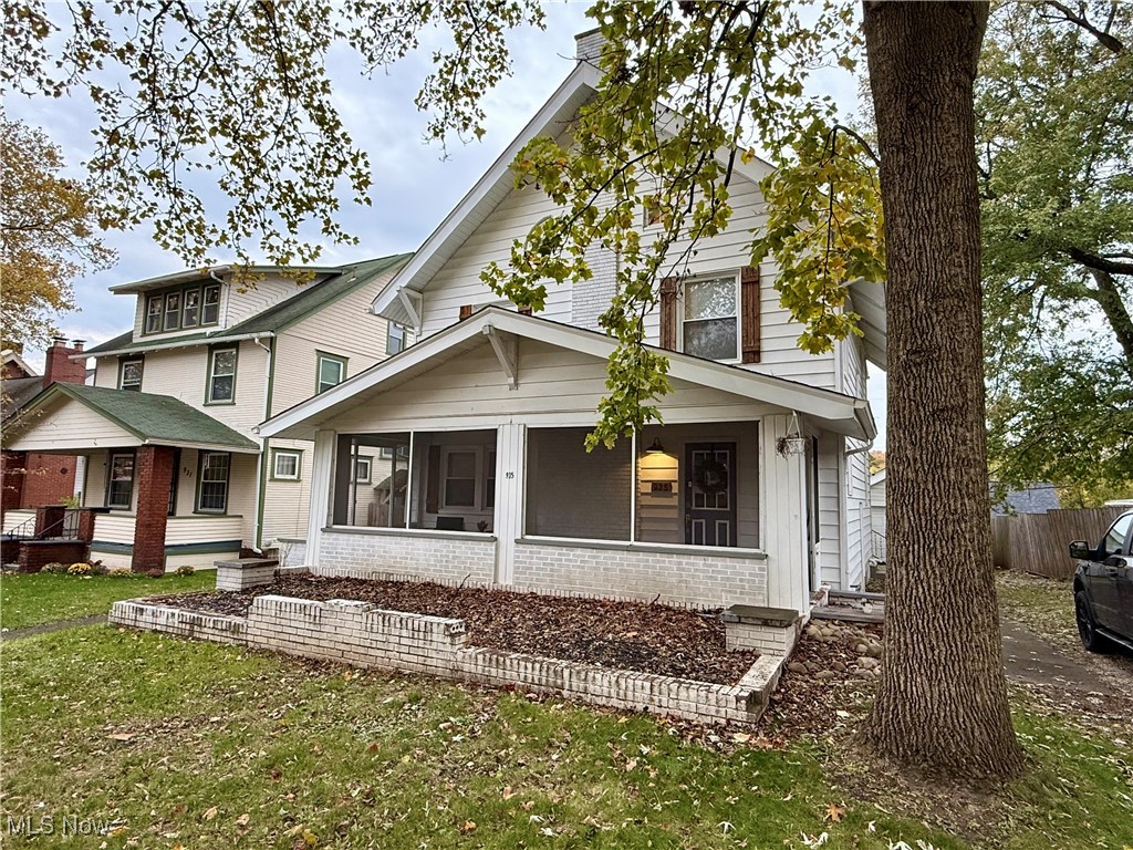 Charming 4-bedroom, 1.5-bath home filled with natural light and timeless character. Highlights include a cozy wood-burning fireplace, arched doorways, a spacious dining area, and French doors leading to a private fenced yard. Kitchen appliances stay. The remodeled full bath features a large closet and bonus room. The finished third floor offers a versatile fourth bedroom or game room with views of the McKinley Museum and July 4th fireworks. Major updates include mini-split and central air (2021), plus furnace, windows, hot water tank, and wood shutters (2020). Enjoy relaxing on the full covered front porch. Prime location just steps from the McKinley Memorial, Museum, Monument Park, trails, and Stadium Park, and minutes from the Hall of Fame, I-77, hospitals, and restaurants.