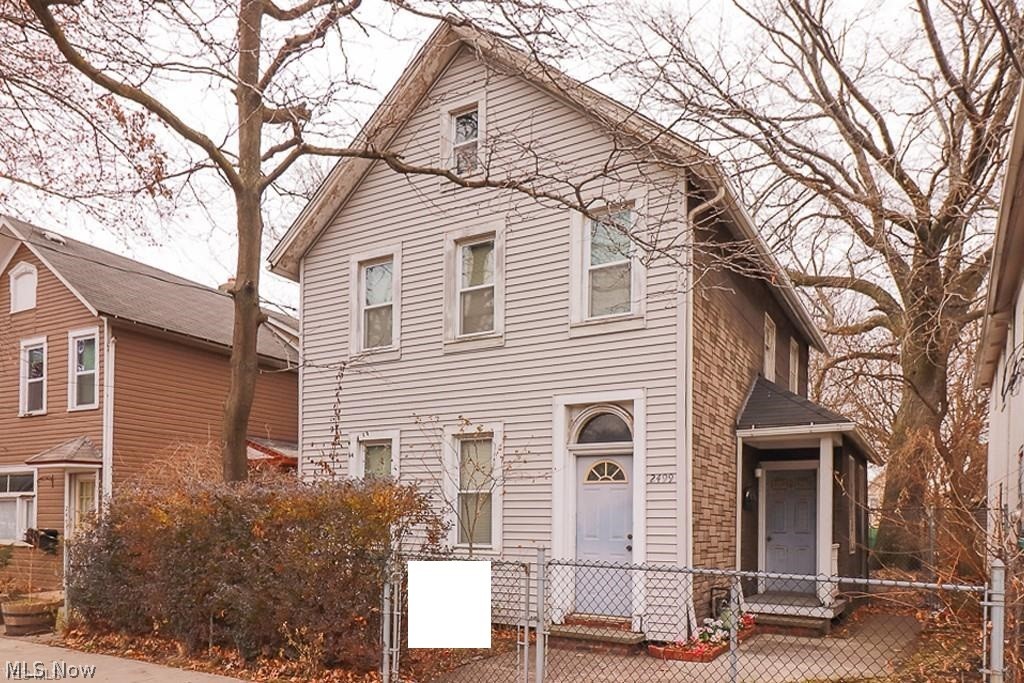 Highly sought after Tremont district incredible investment opportunity! Double lot with a zoned Multi family century home in need of extensive remodeling also an attached one bedroom one bath ranch style unit which can be rented out now as an efficiency or updated into a great space to command higher rent.  So much potential and price includes a double lot and a separate parcel located at 2494 Thurman ( mls 4127681). Property like this is no where to be found in Tremont, call today for your private tour.  Walking distance to Luckys Cafe, Fahrenheit and Flying Monkey. Main home sits on Professor, is zoned as a double and the lot extends all the way through to Thurman.