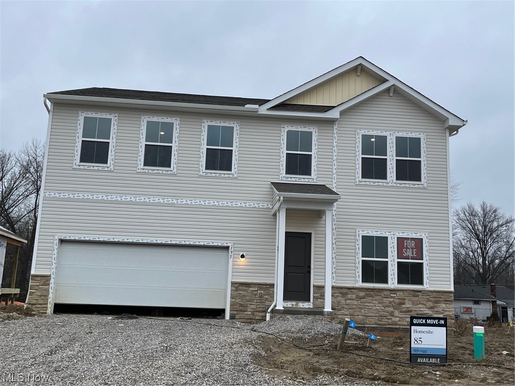 QUICK MOVE-IN Water Lily model home reflects the "Farmhouse Look" interior finish palette and an open concept floor plan ! Come
inside through the welcoming foyer and you will be impressed by the design, it reflect the way people want to live today! Beautiful
kitchen including large island with granite counter top, space for 6 bar stools for casual meals. Eat-in kitchen flows to the great room,
through to dining area and has full view of the kitchen which includes stainless steel appliances. Luxury Vinyl Plank flooring
throughout the first floor, neutral carpet on second floor and laundry room is located upstairs. Fifth guest bedroom with convenient
bathroom on first floor. Rest easy in luxury in owners suite which includes bathroom and 2 large walk-in closets. Three additional
bedrooms and spacious loft that complete the second floor. You will appreciate the covered deck overlooking generous yard to enjoy!
Landscaping and warranty included. Occupancy March 1st! Note: Midview School District.