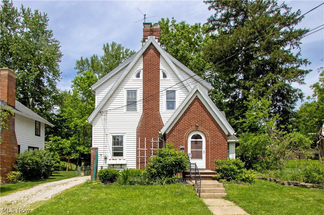 Perfectly located and priced right, this 3-bedroom, 1.5-bath homes great potential and with a few updates could be the perfect place to call home.  The home features a cozy living room with a gas fireplace, a functional kitchen with a working stove and three bedrooms with adequate closet space throughout.  Convenient washer and dryer hookups are available both upstairs and in the basement, giving you flexible laundry options.  Outside, you’ll find an adequate backyard along with a detached single-car garage for additional storage and parking.  Whether you’re a first-time buyer, investor, or someone looking to make a house your own, this home offers a fantastic opportunity in a great location at the right price.
