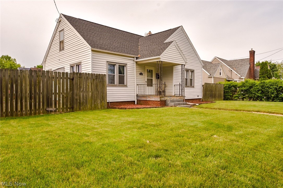 Home shows beautifully - 2 full baths - updated, fully applianced kitchen - partially finished basement - vinyl sided with privacy fence. Newer roof & windows.  Glass block windows. Well kept. Longtime family home.