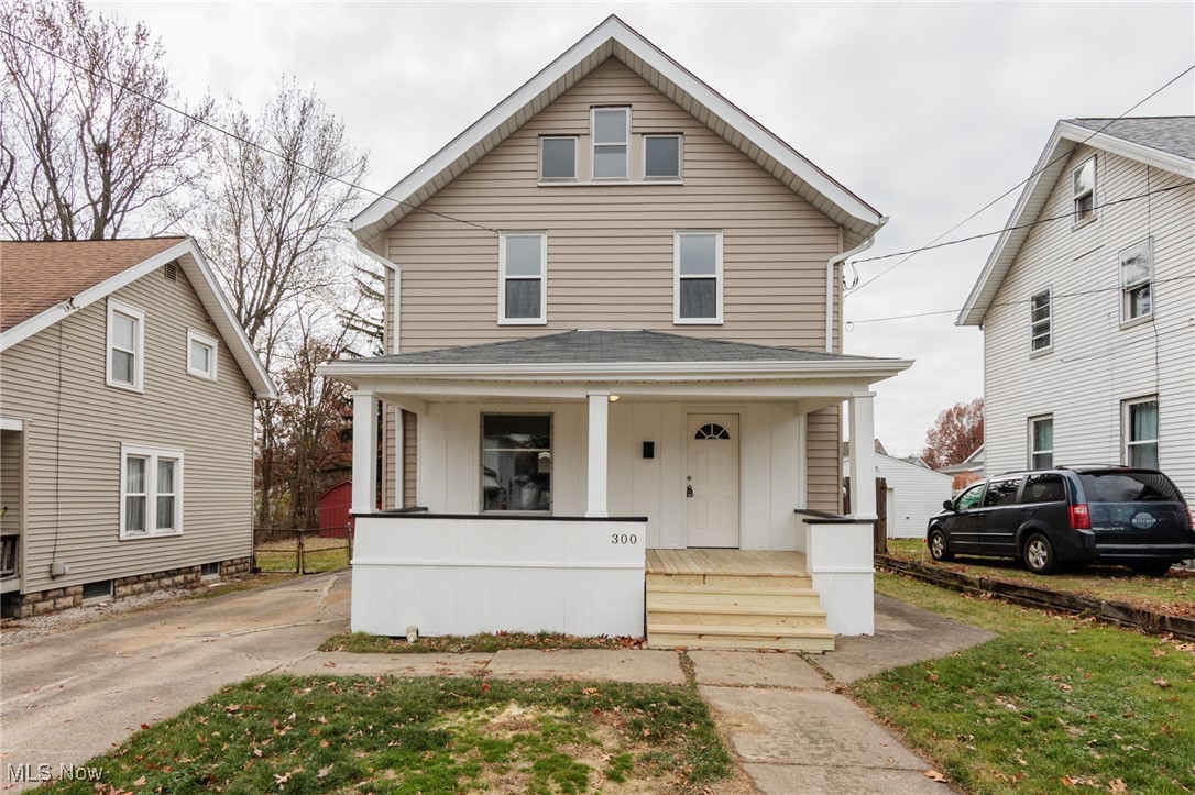 Step into the perfect blend of timeless charm and modern comfort in this beautifully maintained home. Rich original woodwork, classic architectural details, and warm character greet you at every turn, while thoughtful updates throughout ensure effortless everyday living. The inviting front porch and spacious back deck are both brand new, providing ideal spots for relaxing or entertaining. The first floor has beautifully refinished original hardwood floors throughout the nicely sized living room and dining area, as well as, an updated kitchen featuring modern finishes including new stainless steel appliances. Upstairs you will find 3 freshly painted bedrooms complete with new carpet, and the refreshed bathroom offers contemporary style and function. Storage is abundant with attic space, a clean and spacious basement with laundry hook up, a detached 2-car garage and an additional storage shed—plenty of room for hobbies, tools, and seasonal items. Other updates include a brand new furnace and hot water tank. Don't miss your opportunity to enjoy a home where historic beauty meets modern convenience.