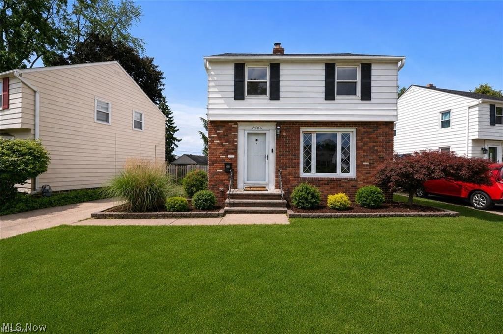 Blending timeless character with thoughtful updates throughout, this move-in ready Parma colonial is one you won't want to miss. As you step inside, you're welcomed by beautiful hardwood floors, abundant natural light, and a neutral palette that complements the home's classic charm. The spacious living room flows effortlessly into the dining area, where a stately bay window creates the perfect backdrop for everyday living and entertaining alike.

The updated kitchen offers the ideal blend of style and functionality, featuring warm cherry cabinetry, granite countertops, a breakfast bar for casual dining, black and stainless steel appliances including a newer refrigerator and range, LED lighting, and a window overlooking the backyard.

Upstairs, you'll find three generously sized bedrooms and a full bath highlighted by a marble vanity. The primary bedroom offers ample space, generous closet storage, and plenty of natural light.

The living space continues into the finished lower level, providing endless flexibility for a media room, home office, workout space, or playroom. Complete with durable LVT flooring, a brick accent wall, a half bath, and a thoughtfully designed laundry area with extensive cabinetry, counter space, and a new washer and dryer, this level adds both function and versatility.

Outside, enjoy a fully fenced backyard with a privacy fence, creating the perfect setting for pets, play, or summer gatherings. The oversized 2.5-car garage offers even more functionality with hot and cold water, a floor drain, ample power, and plenty of room for storage or hobbies.

Additional updates include a brand-new air conditioner (2025), replacement windows, custom blinds, and a newer hot water tank (2017). Conveniently located near parks, shopping, dining, and highway access, this home offers the perfect combination of comfort, convenience, and modern updates, ready for its next owner to enjoy.