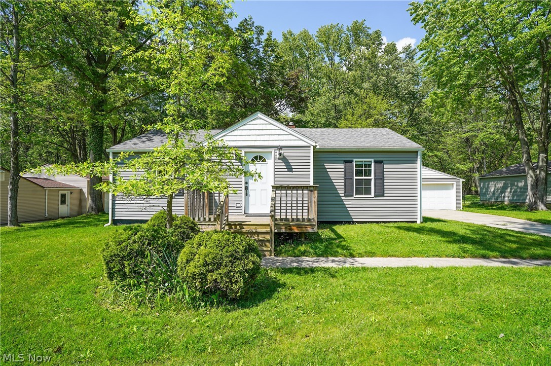 Welcome to 1987 King Dr in the heart of Stow! This well-maintained 2-bedroom, 1-bath ranch offers comfortable one-floor living on an oversized lot of over .88 acres. Inside, you’ll find an updated kitchen and renovated bathroom, providing a fresh and modern feel while maintaining the home’s charm. The spacious layout also includes a full unfinished basement, offering endless possibilities for storage or a workshop. Outside, enjoy the convenience of a detached 2-car garage and a large yard with plenty of room to relax or entertain. Tenants are responsible for all utilities except exterior maintenance. Conveniently located near shopping, dining, and easy access to Route 8, this home combines space, updates, and location in one great package!